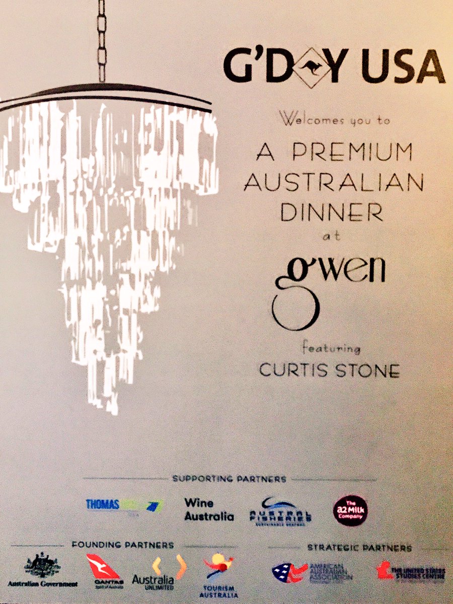 wine_australia's tweet image. Amazing Australian dinner last night in LA w/ @GDAYUSAofficial. Fine #Aussiewine perfectly paired w/ premium produce from @CurtisStone