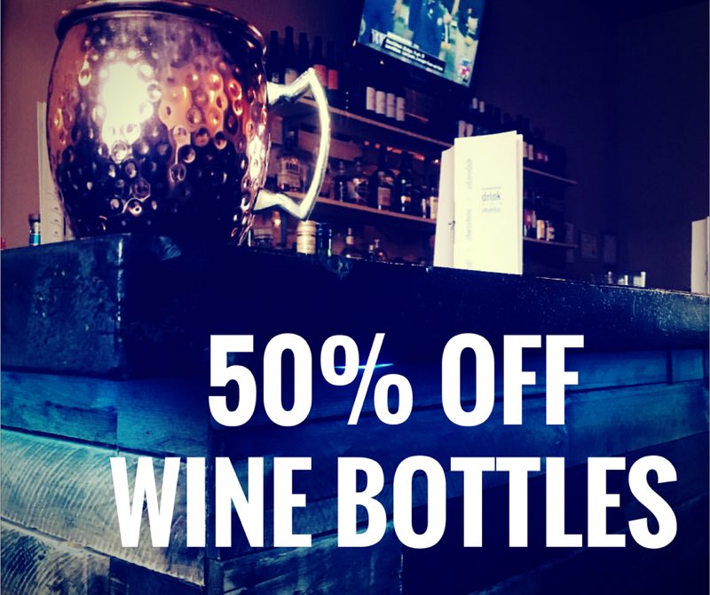 GlassandBottle_'s tweet photo. Tonight is 50% off select wine bottles! Join us and take advantage of this deal! #eatlocal #visitsnoqualmie #snoqualmie #snovalley https://t.co/IQ0wwsU06E