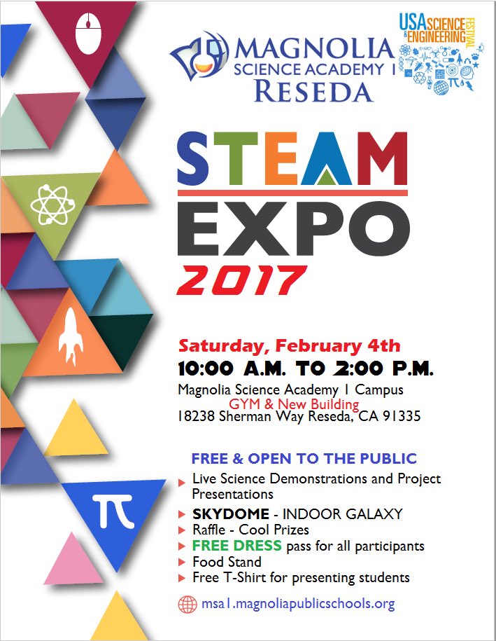 msa1reseda's tweet image. Our STEAM Expo is coming up! Next Saturday hope to see you all there.