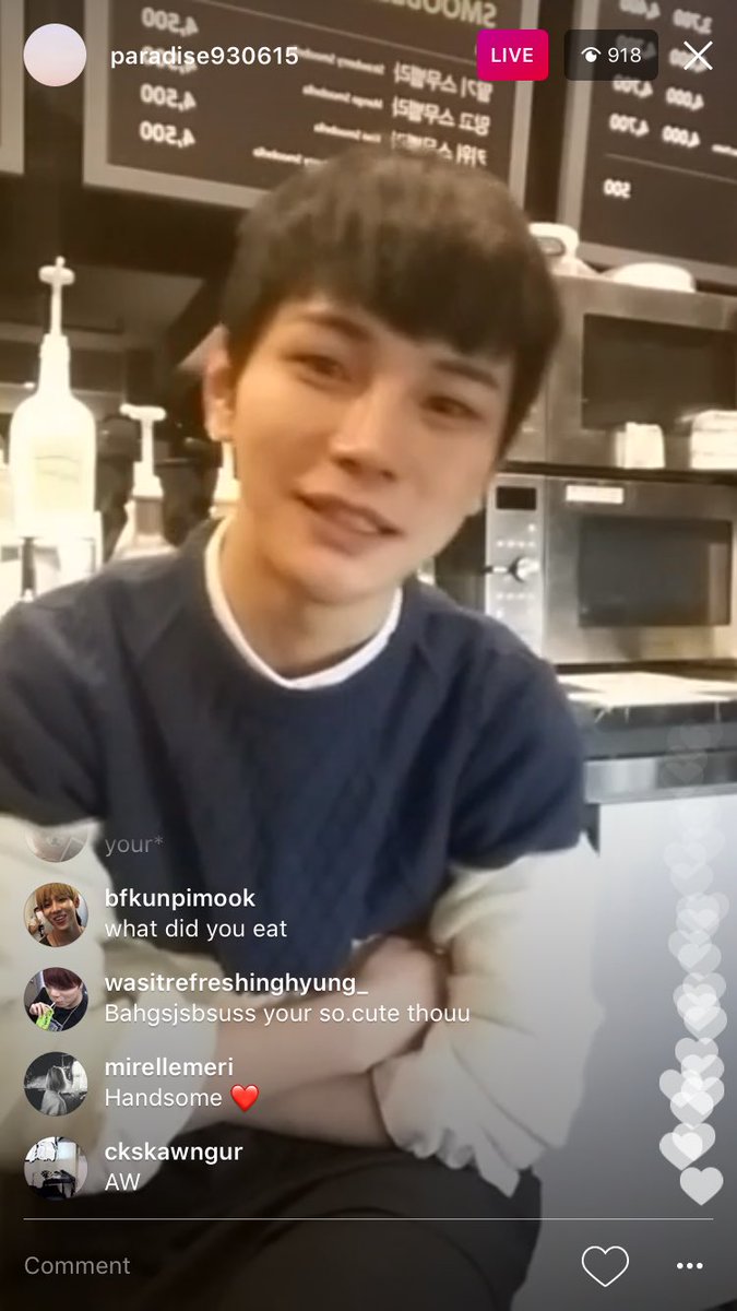 jswangs's tweet photo. HANSOL DEADASS HAS A JOB AT A CAFE WHY DID YALL LET TOPPDOGG FLOP IM SO SAD https://t.co/e021bu9M4A