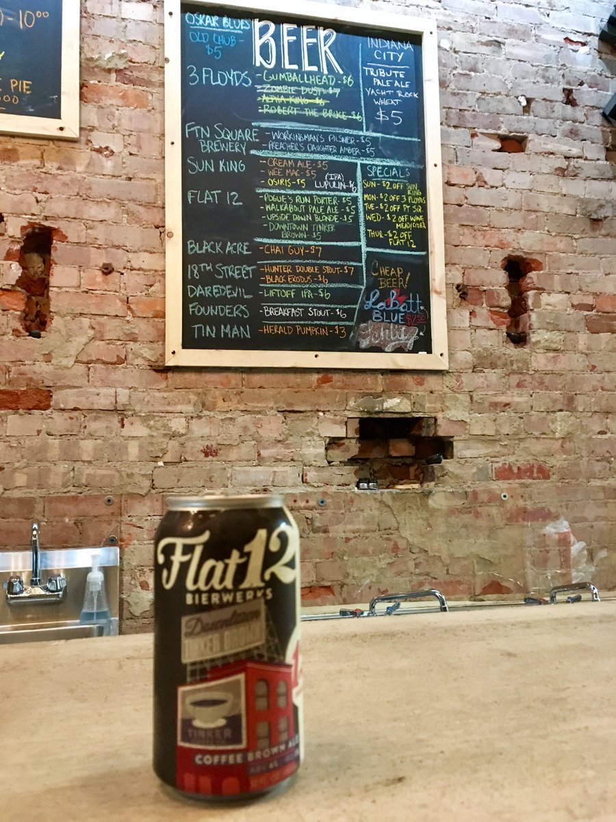 RadBrewCo's tweet photo. Sweet $3 Flat12 specials at @SquareCatVinyl every Thursday including our limited @tinkercoffeeco release #DowntownTinkerBrown! #buzzbeer๐ฎ https://t.co/yvg69xiqHV