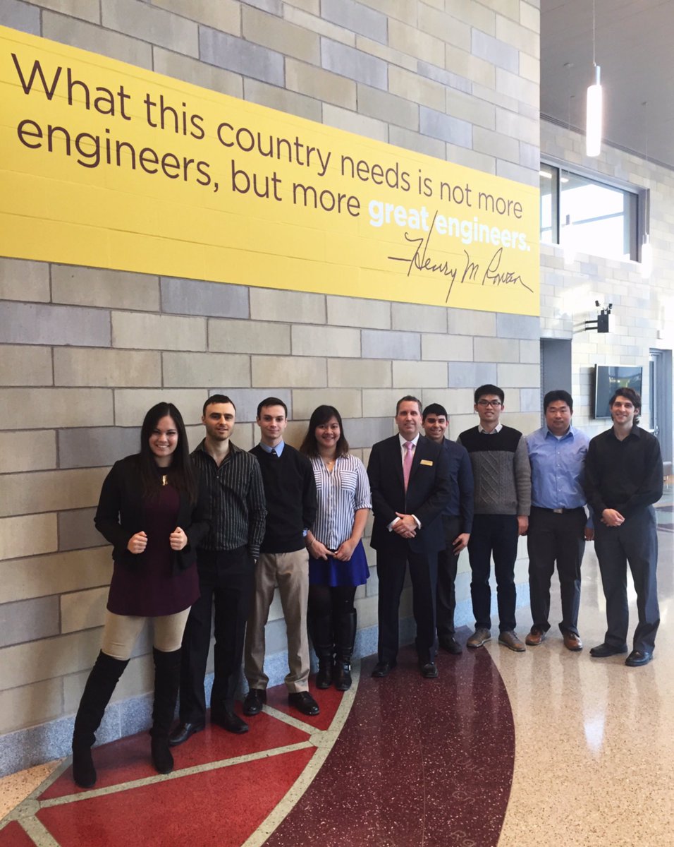 ByrneLabs's tweet photo. Some of our #RowanBME graduate students with Dr. Byrne, Dept Chair, after today's ribbon cutting ceremony. Big day here at @RowanUniversity! https://t.co/h4m4x644V0