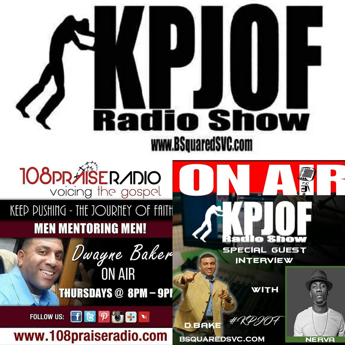 KPJOFRadio's tweet photo. #ATL #ATLANTA Don't miss the KPJOF Radio Show & interview w/ @NervaCharlesJr He has a strong message! #KPJOF #CHH #KINGDOMSOLDIER #TheGospel https://t.co/BaZwRANK4u