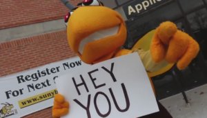 Welcome Day runs from 11 a.m. to 1 p.m. Thursday, Feb. 9, in the Baldwin Gym and Student Center lobby. news.sunybroome.edu/buzz/say-hello…