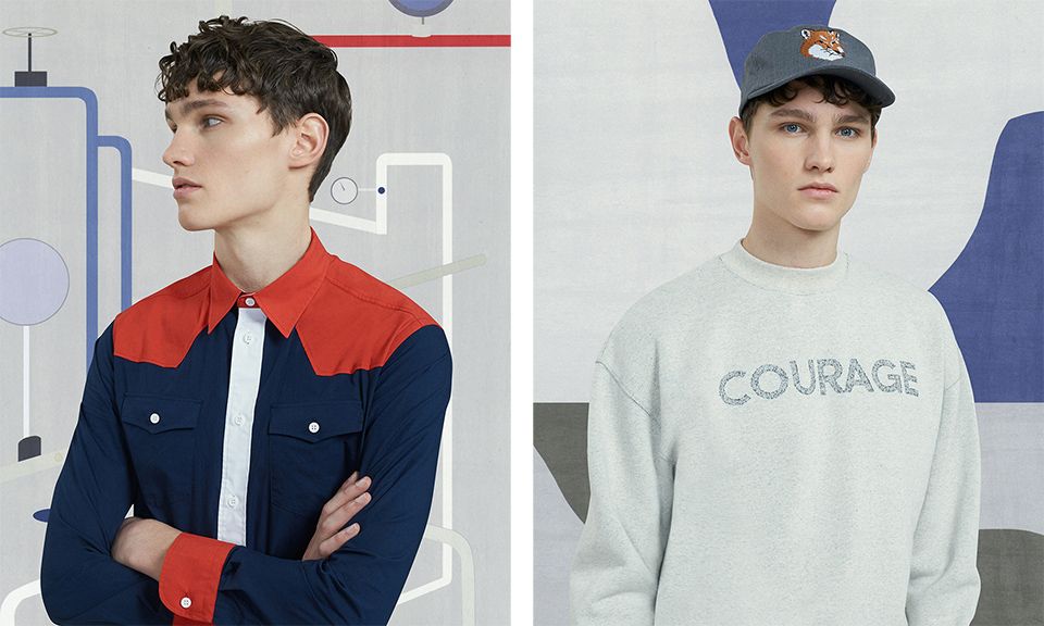 made's tweet photo. Peep Maison Kitsuné's Americana inspired F/W 17 collection 🇺🇸🇺🇸🇺🇸 > https://t.co/CMNU1bjrJj @highsnobiety @kitsune #MADETribe https://t.co/B7vzFuEQKj