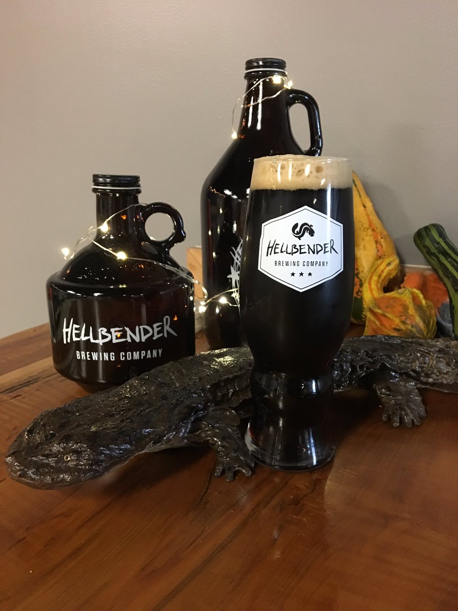 HellbenderBeer's tweet photo. Now on tap! North by Northeast coffee stout. Roasty oatmeal stout made with @CompassCoffeeDC cardinal blend! Tap room open 5-9 today! Cheers https://t.co/LptagaJl4p