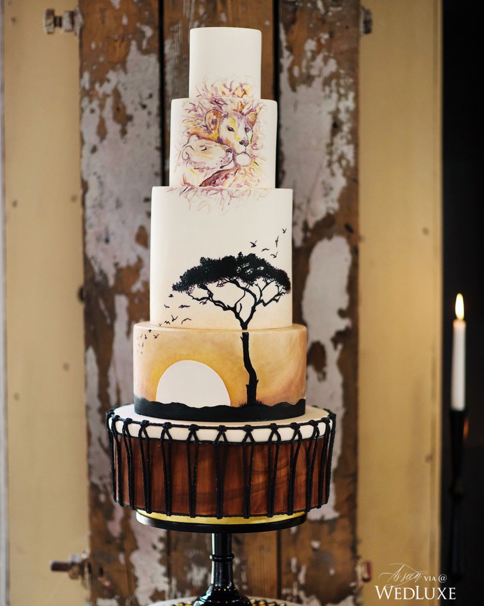 wedluxe's tweet photo. We love a unique #cake concept and this drum-inspired design is right up our alley! See more here: https://t.co/EyhwaQFeYP https://t.co/FQYgAKY8Mt