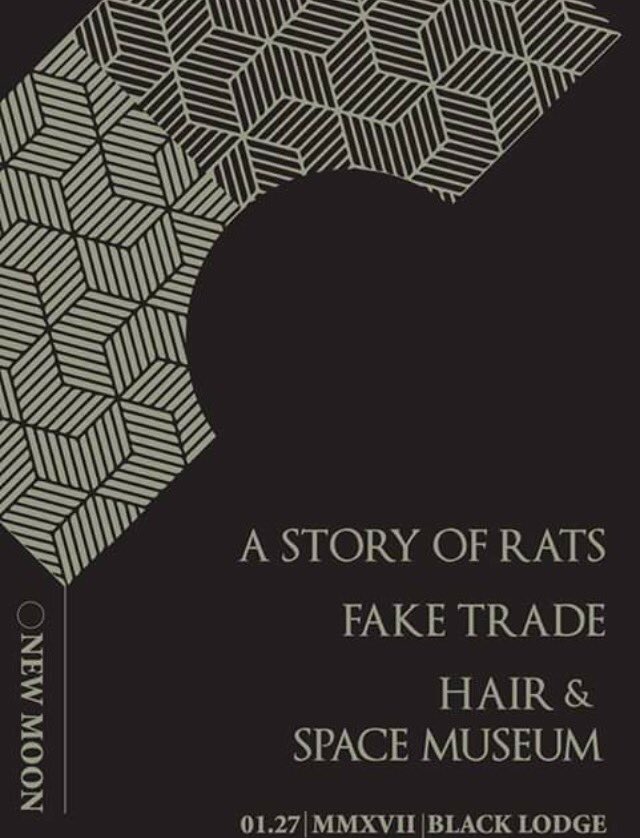 emilypothast's tweet photo. SEATTLE: @HairSpaceMuseum tomorrow night at Black Lodge with #AStoryOfRats and Fair Trade https://t.co/fX7OcObloK