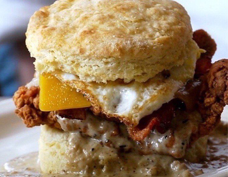 thepinupsf's tweet photo. #Tbt to when our Fried Chicken Biscuit was featured on 🇺🇸 SF's Top Restaurants! Come on down &amp; put it to the taste test! #bayareaeats https://t.co/rF9Q0e8JWu