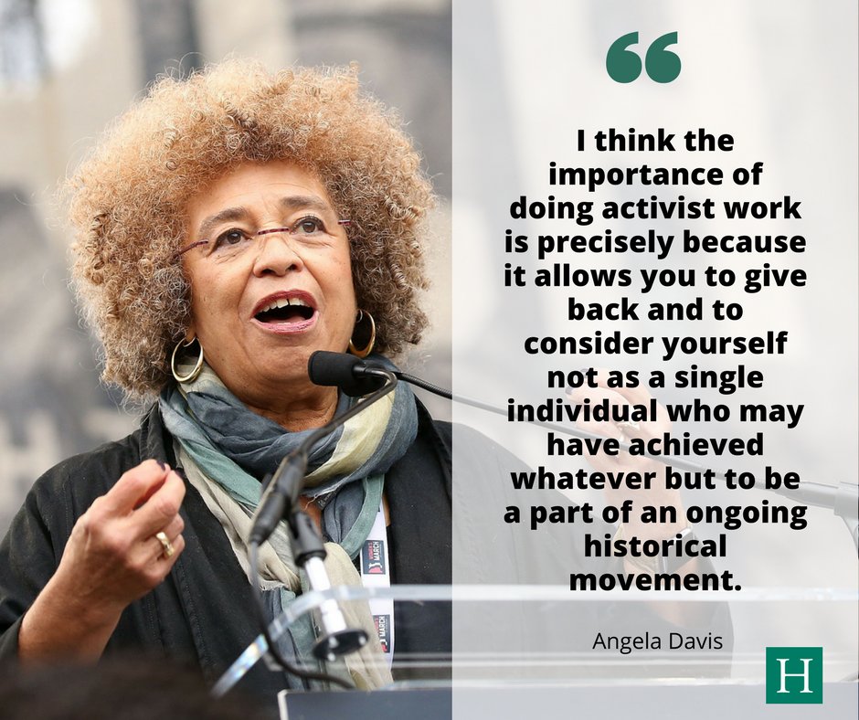 Happy 73rd birthday to renowned activist, scholar and revolutionary Angela Davis!      