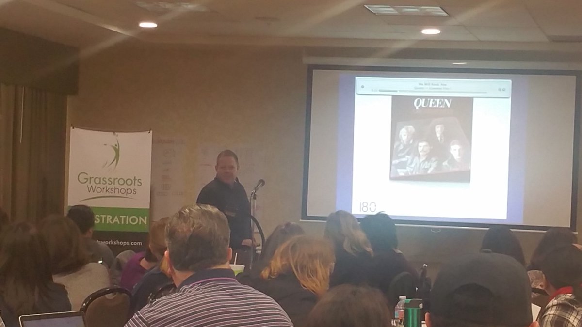 GrassrootsWS's tweet image. .@gfletchy is giving @mr_stadel's @Estimation180 website a plug.  Andrew will be doing a workshop on October 6-7: grassrootsworkshops.com/workshops/andr…