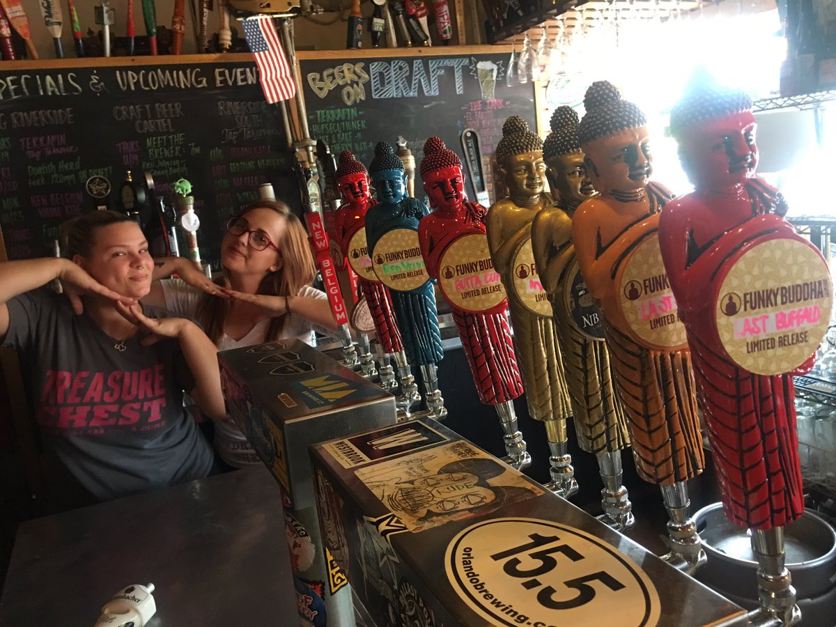 riversidemarket's tweet photo. @funkybuddhabrew  #mbcp #lastsnow #lastbuffalo #redvelvet #buttacup #nibsmuggler #unicorn #whale #morningwood #beerfamous #sfcbw2017 https://t.co/lAUCa8Wcru