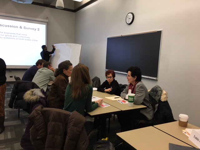 UICTLC's tweet photo. #uiclearning UIC Architect Dave Taeyaerts & UIC faculty @ TLC Teaching Conversation: Active Learning-Physical Space https://t.co/Pc7UMT7qnl https://t.co/NW9nf359pe