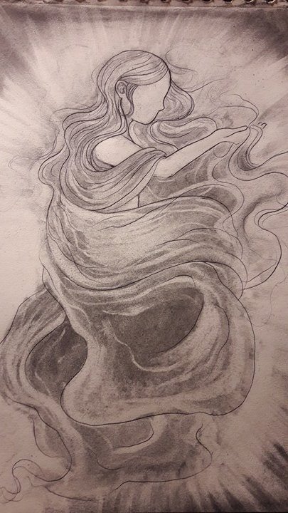 In progress : Bientôt en peinture !
#drawing #ciel #women #art