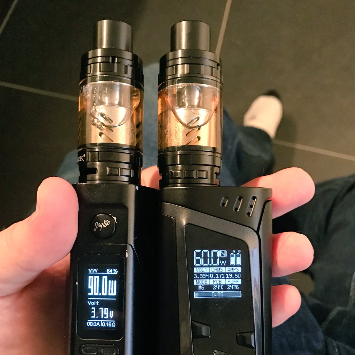 Finally got the black o-rings for the SMOK TFV8 👌🏼Thanks <a href="/inkedATTY/">inkedATTY</a> 😍 #smok #tfv8 #orings #blackout #vapenation #vapefam