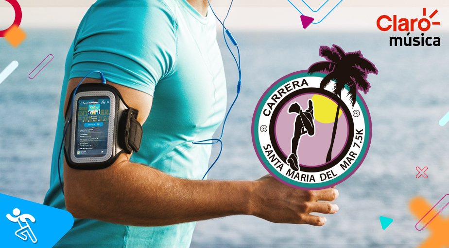 ClaromusicaPE's tweet photo. #EscuchaGratis y ¡empílate con todo para la #CarreraSantaMaría 7.5K con este playlist de #Claromúsica! → https://t.co/dGqNk43xDy https://t.co/TzsMGLeTaO