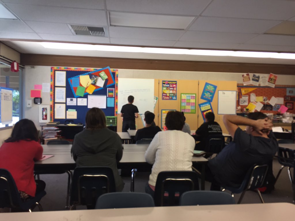 Clem_Yb's tweet photo. Clement AVID students show their skills for teachers https://t.co/xlrYlq1KR7