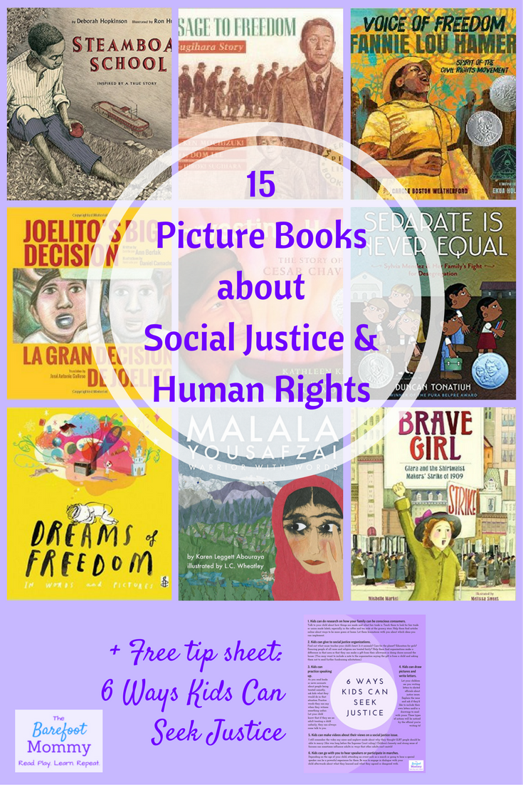 MCChildsBookDay's tweet photo. 15 Picture Books about Social Justice and Human Rights #readyourworld @rebekahg_bfb   https://t.co/Rv28GZ2PRx https://t.co/20dCCFocRg