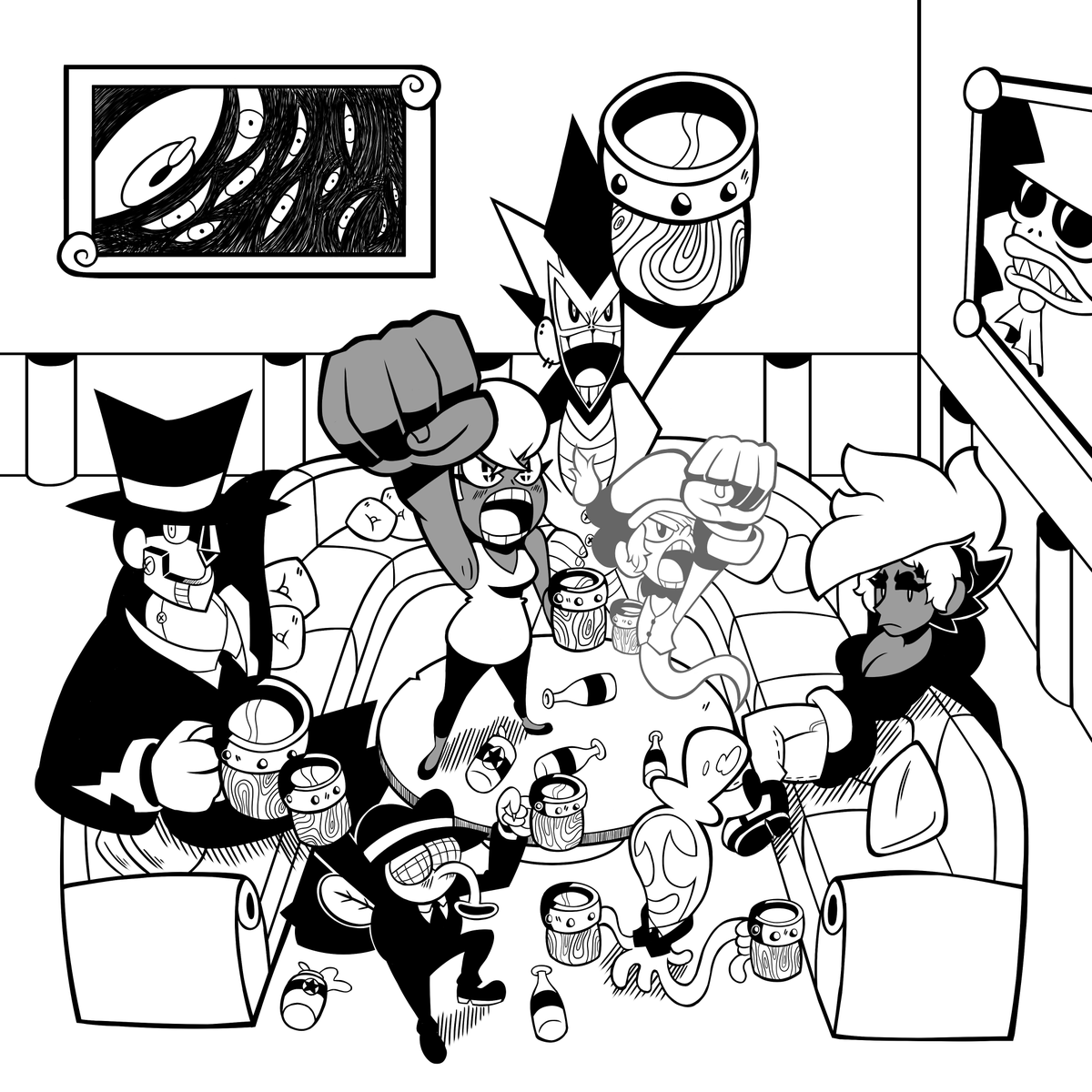 A get together between friends 