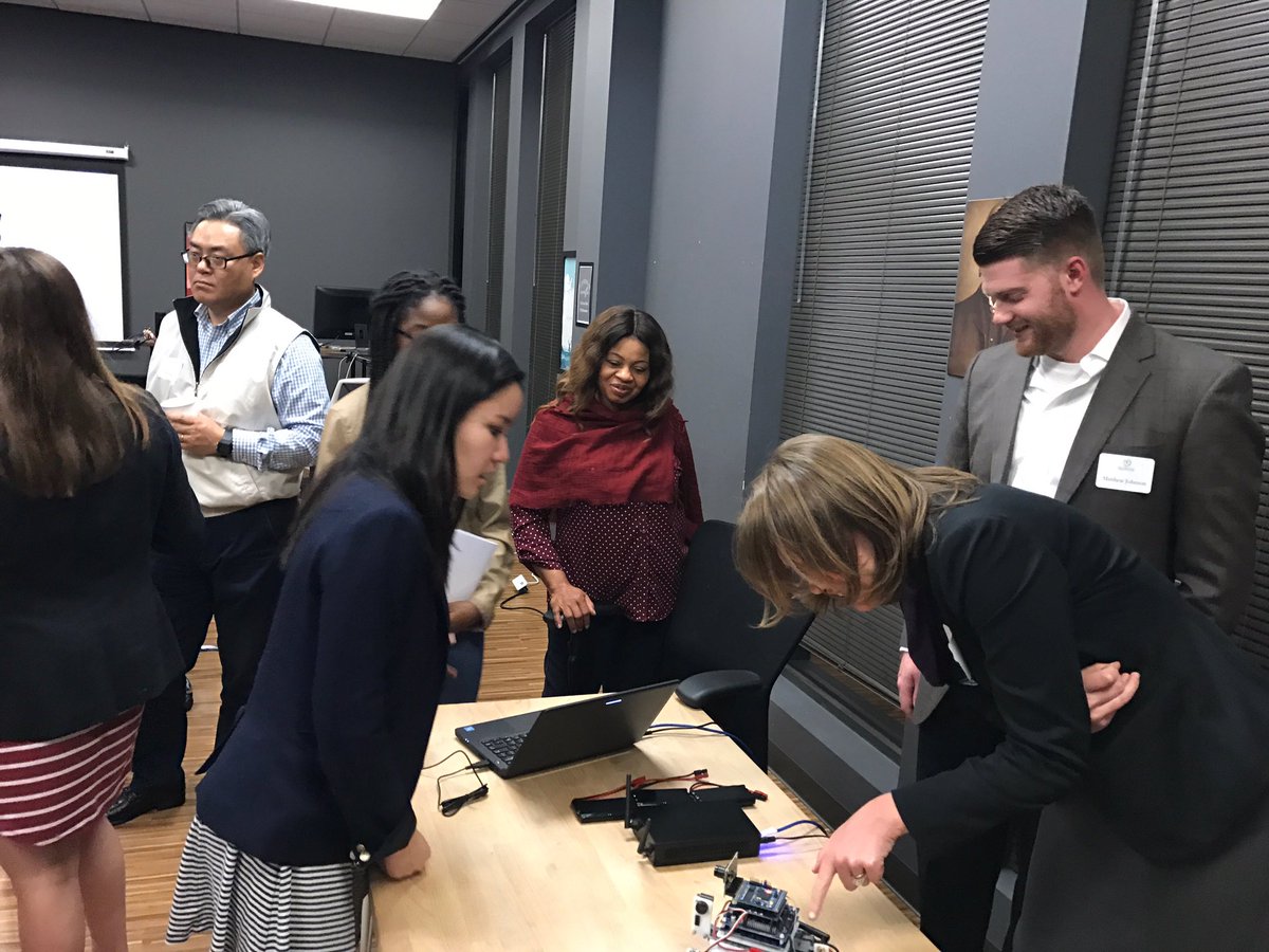 ZackLehman's tweet photo. Tonight marks the final of five @TheHillSchool #EngineeringShowcase events at @TheIronYard in Houston.  @HillAdmission @HillAlumni https://t.co/gVSKrMA4eE