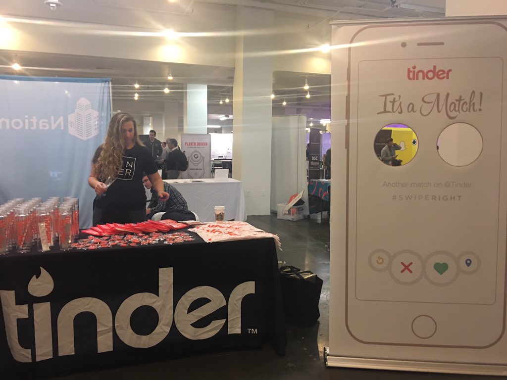 Come connect with us at #techfairLA and meet our awesome <a href="/TinderTeam/">Tinder Team</a>! It just might be a match?! #WeAreTinder