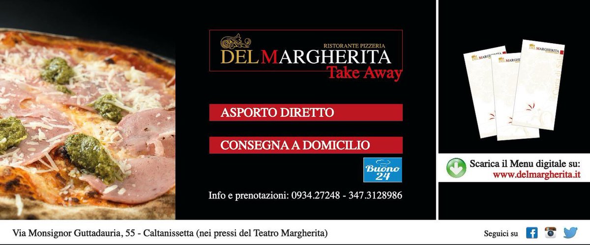 #caltanissetta #delmargherita #pizzeria #Sicilia #pizzeriagourmet #pizzadasporto #pizzadomicilio #eccellenzesiciliane