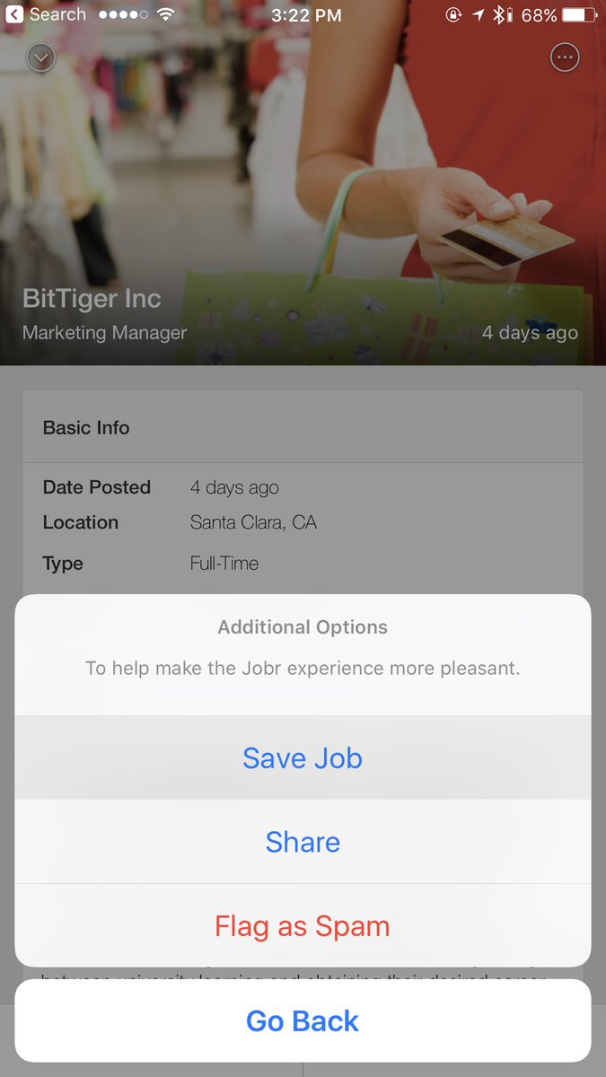 We now support more languages in the Jobr app. You can now save jobs if you want to apply later or save for a friend!
