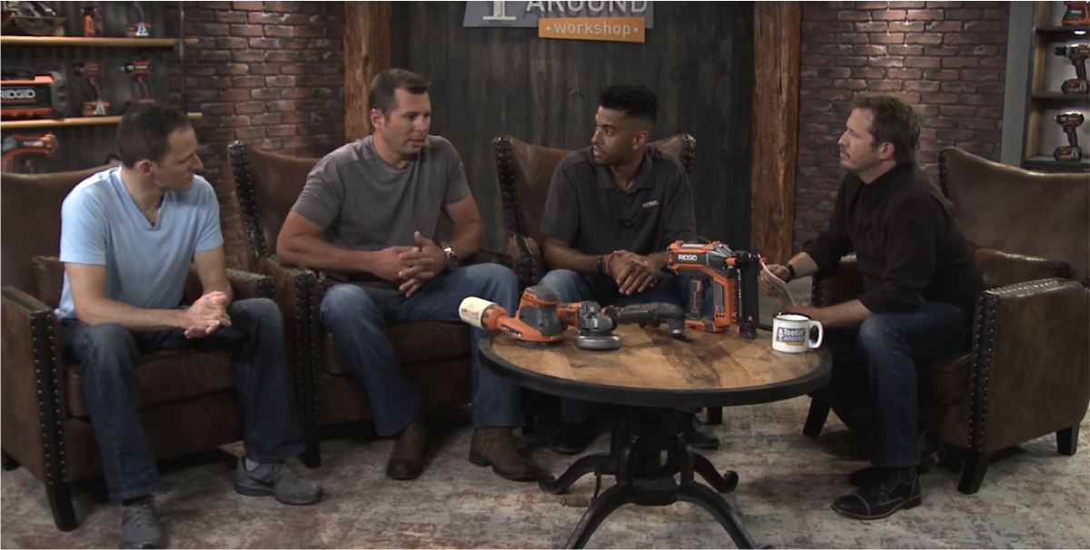 ToolinAroundTV's tweet photo. Here's our awesome interview with @RIDGIDPower, @TomBury1 &amp; @FixThisBuildTht. Talkin' RIDGID's bare tool program! https://t.co/bJDRiiO7Ap https://t.co/1ZBn8zzjCV