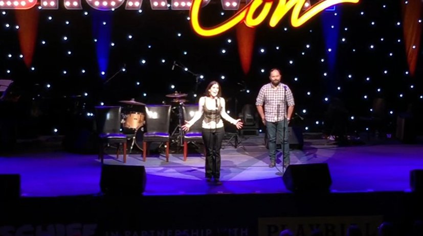 tinyurl.com/jmvcp73 To celebrate 2nd annual <a href="/bwaycon/">BroadwayCon</a>, we #tbt to last year when <a href="/DAbruzzoTweets/">Stephanie D'Abruzzo</a> &amp; <a href="/OviActor/">Orville Mendoza</a> performed "Denim &amp; Diamonds"