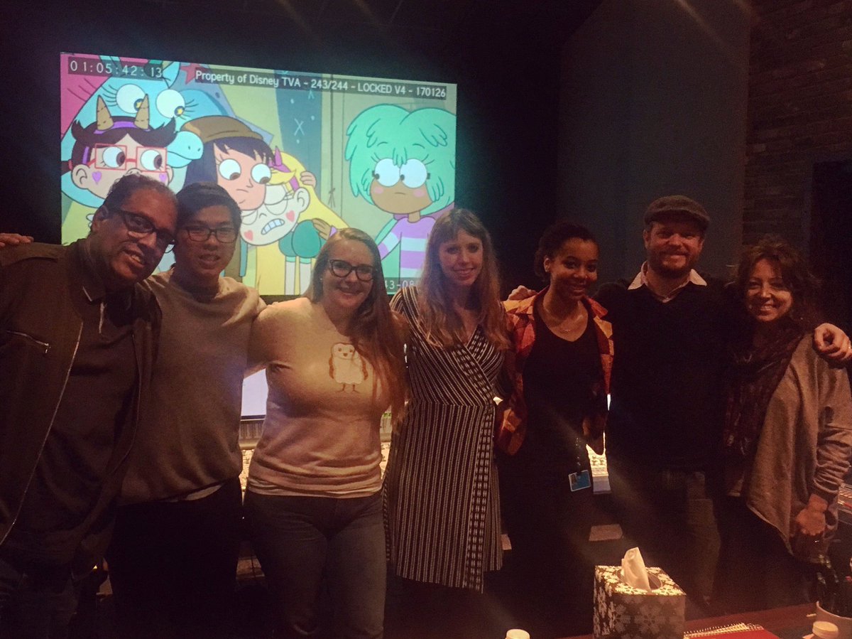 DaronNefcy's tweet image. We're mixing the final episode of Star vs the Forces of Evil season 2 right now!!!