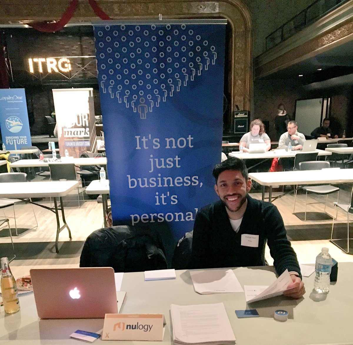 nulogy's tweet photo. Nulogy is hiring and we are ready for you #HackerX! #LifeAtNulogy https://t.co/ZyG3sg9cWN