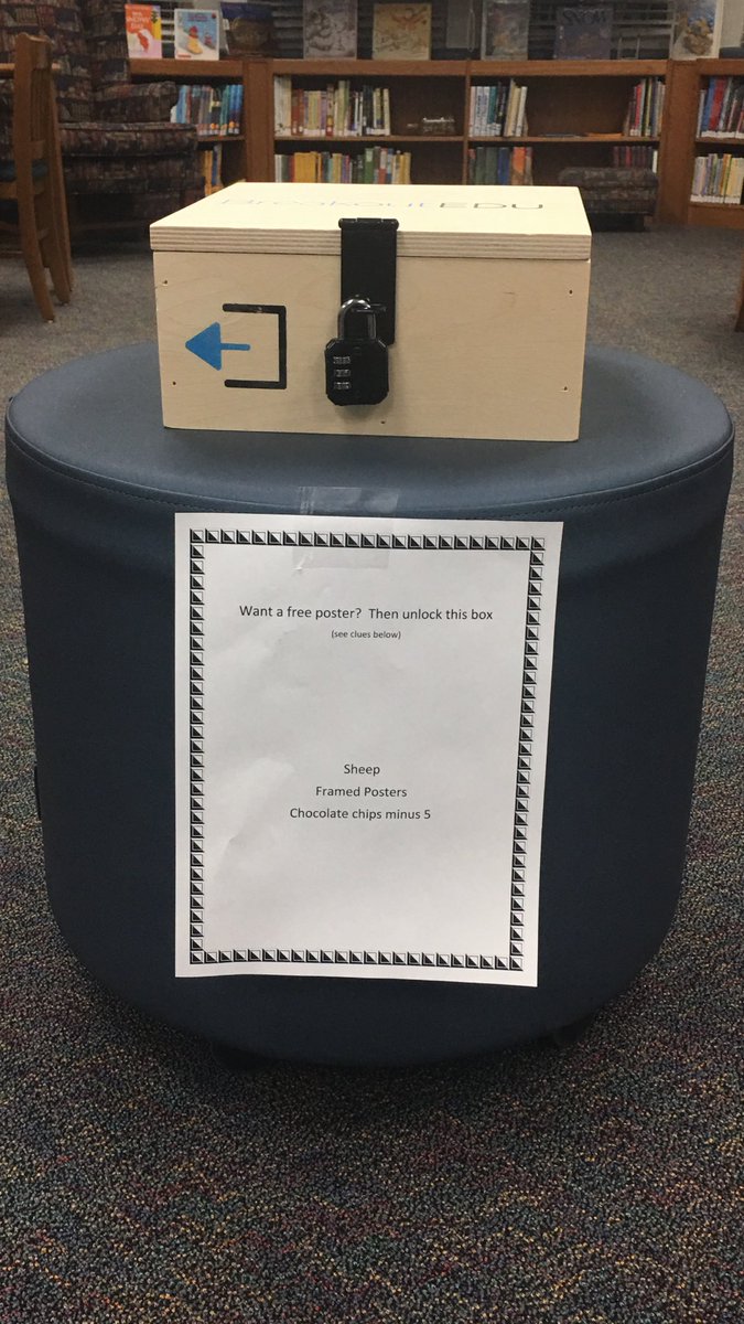 Promoting the new Learning Commons at Naper. Will the parents break out at open house?  #WeAre203