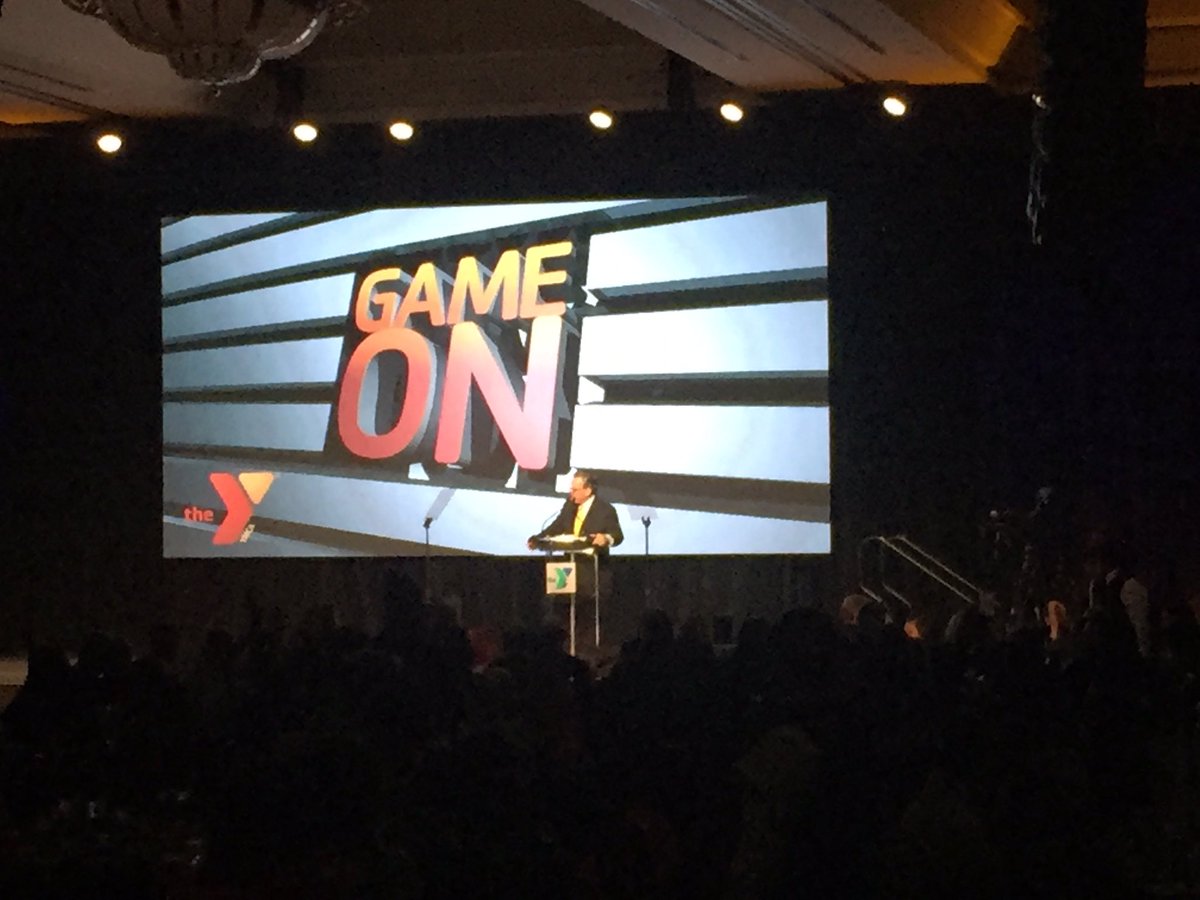 atlantaymca's tweet image. Ed Munster, YMCA of Metro Atlanta President &amp;amp; CEO, takes the stage. #GameOnYMCA