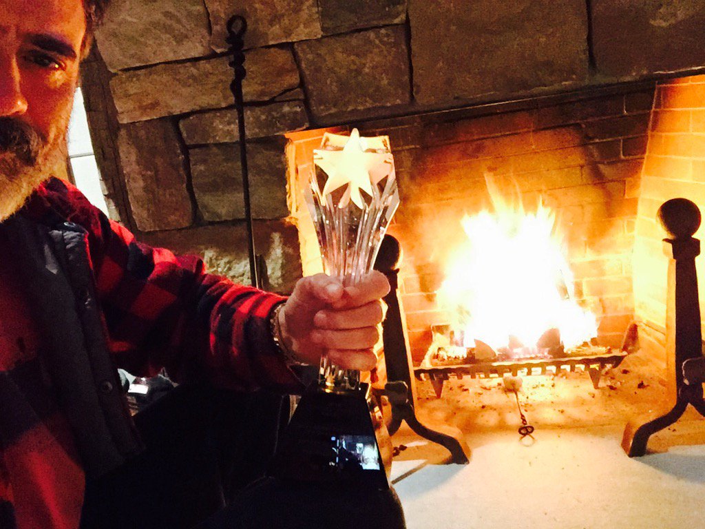 JDMorgan's tweet image. Look at what came in the mail today! Thank you @CriticsChoice and mostly... thanks/love to @WalkingDead_AMC family.