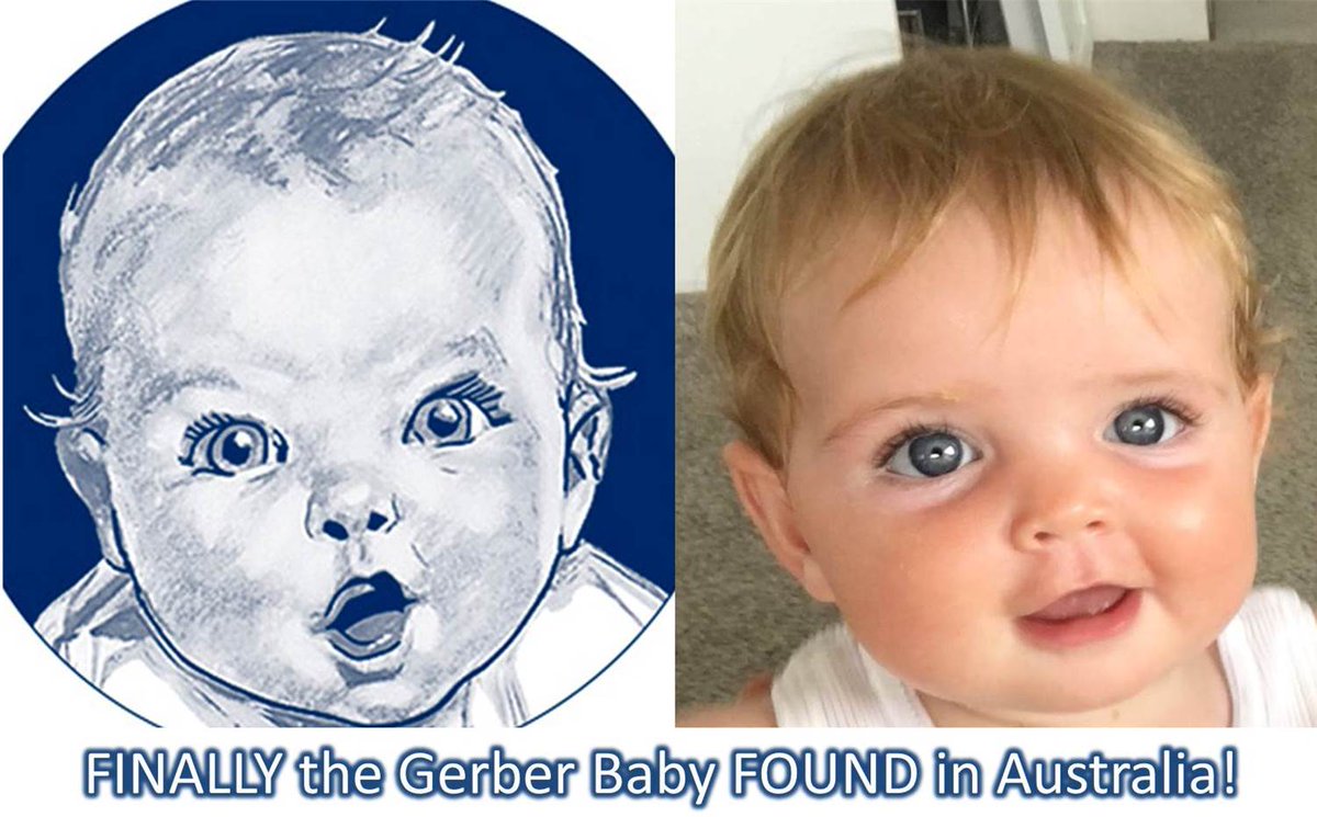 jeff_adam's tweet photo. OMG Gerber Baby found in Australia! It's Hayley of proud parents Narelle and Reuben #Gerberbabycontest2017 #nextgerberbaby #voteforme https://t.co/zJjy01DjBO