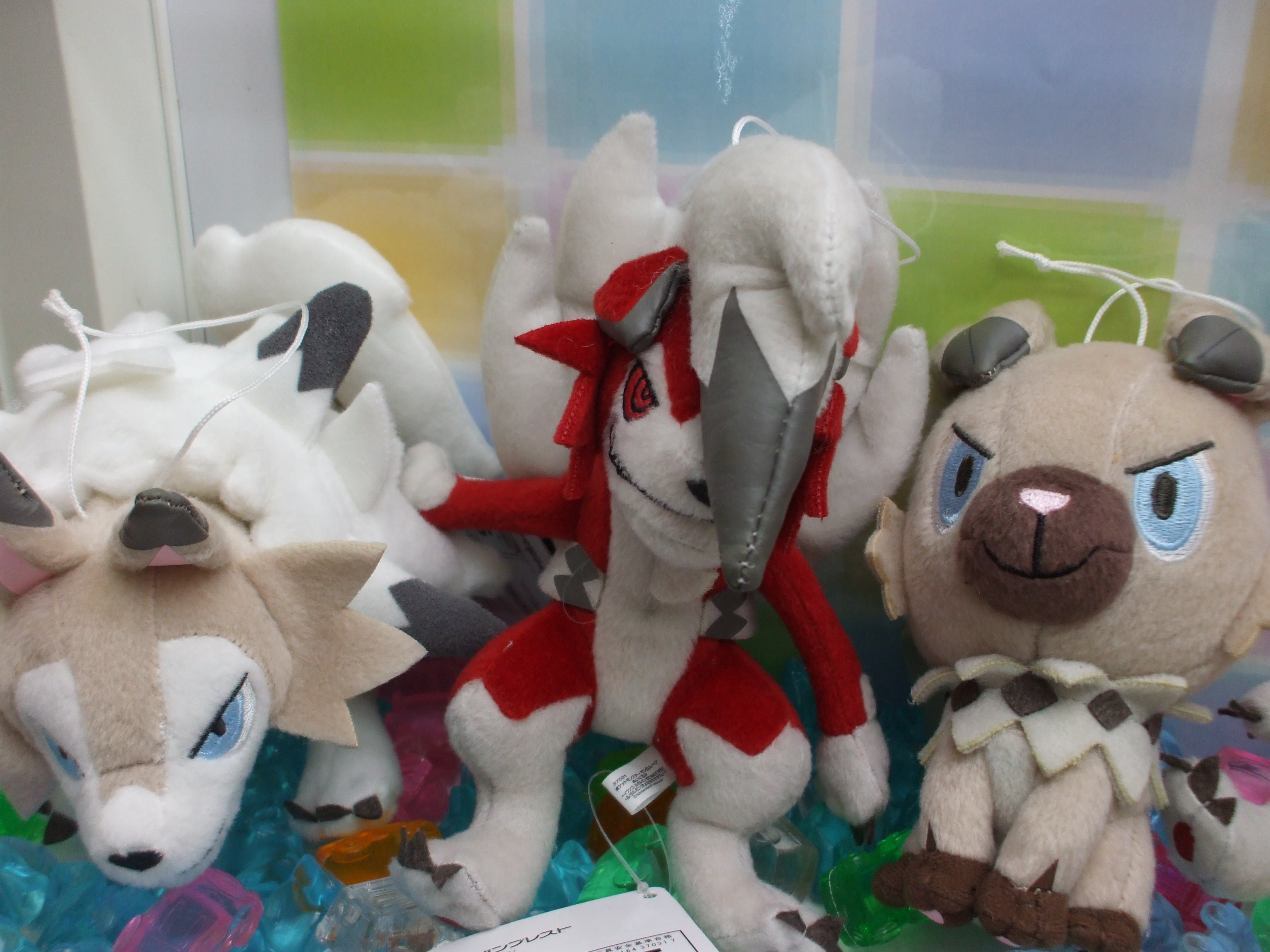 おたいち 加古川店 アミューズ ポケットモンスター サン ムーン ぬいぐるみ イワンコ ルガルガン が入荷しました イワンコと進化したルガルガンのマスコット 私はムーンやっていた時に可愛いイワンコからダークな感じになって驚いたよ