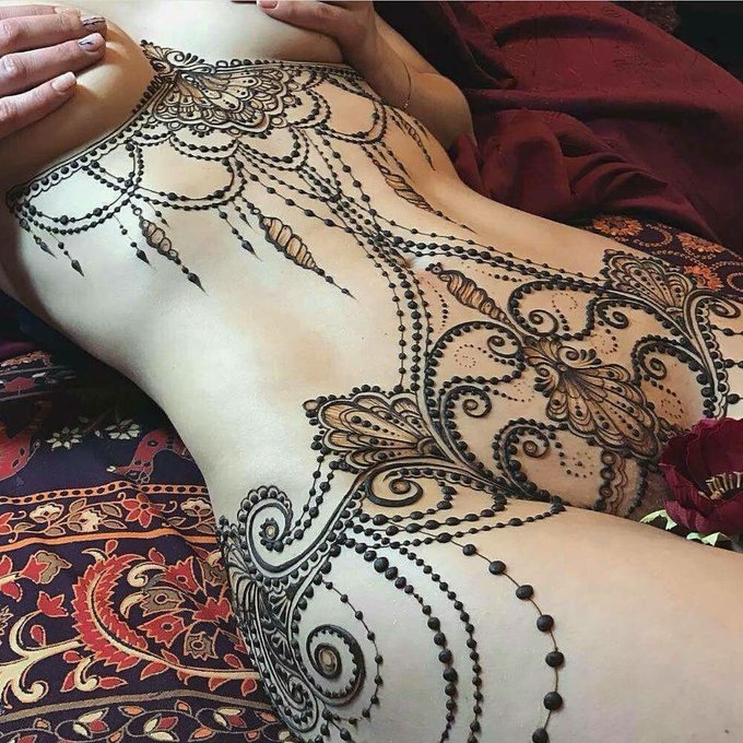 hennaed