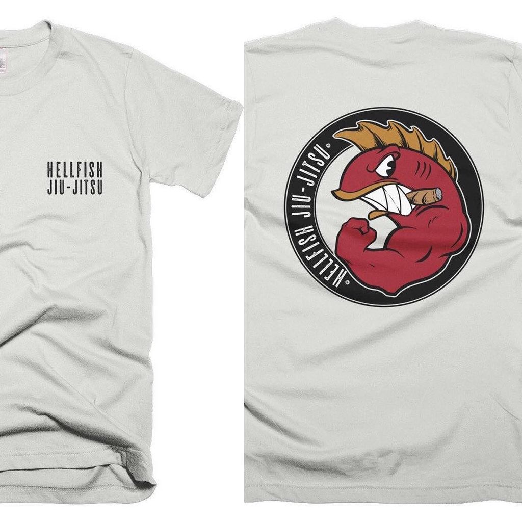 bjjmotivation's tweet photo. Hellfish Jiu-Jitsu T-Shirt // Available in All Sizes &amp; Shirt Colors! // #bjj #jiujitsu #bjjmotivation #jiujitsumoti… https://t.co/rP4BVxS88H