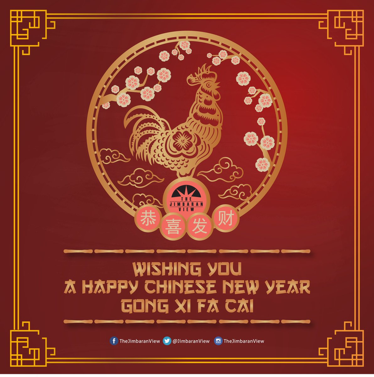 jimbaranview's tweet photo. Wishing you a happy and prosperous Chinese New Year. May the good luck and good fortune always be with you...
#happychinesenewyear https://t.co/MdLk83LOTj