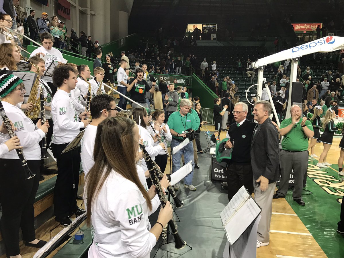 What other pep band gets this much love from their University President &amp; Men's Basketball Head Coach? We are so thankful for their support!