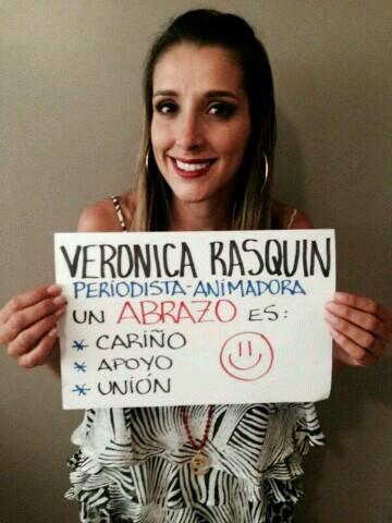 Nuestro #TBT es con la bellisima <a href="/rasquinv/">Veronica Rasquin</a>, para ella un abrazo es --->