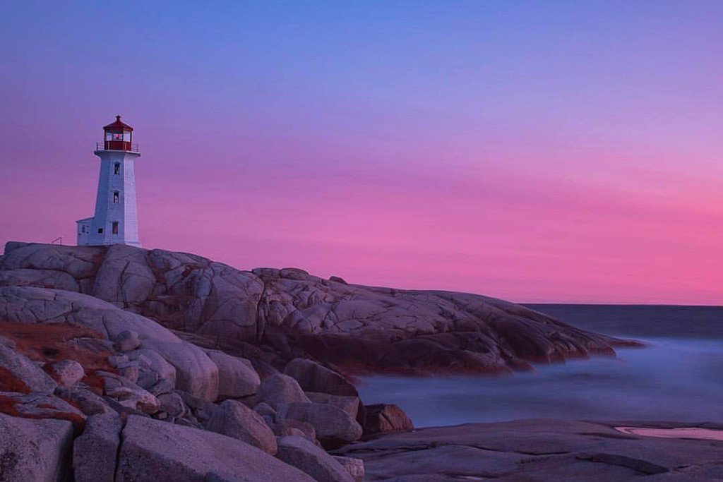 Moving2NS's tweet image. Stunning! RT @halifaxnoise: From @mdentremont — Peggy's long exposure at dusk #novascotia #peggyscove