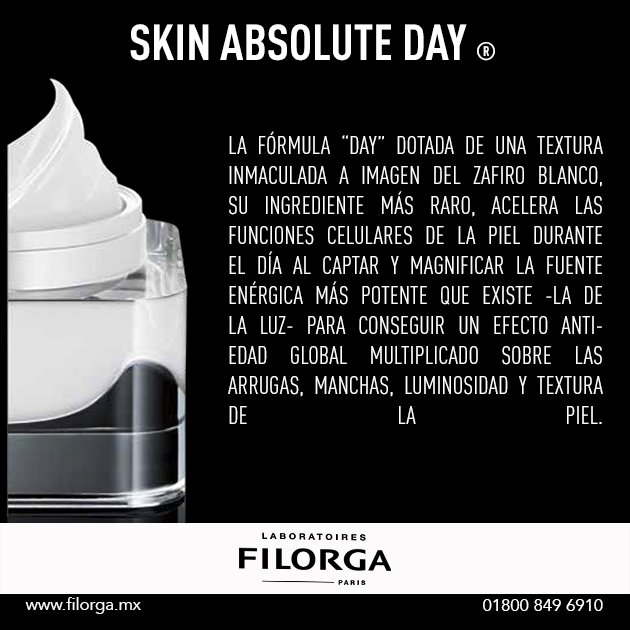 FilorgaMexico's tweet photo. #SkinAbsoluteDay brinda grandes beneficios: Multi-corrección acelerada, reparación anti-edad duradera, luminosidad e hidratación absoluta. https://t.co/Q9d2a9L3Qw
