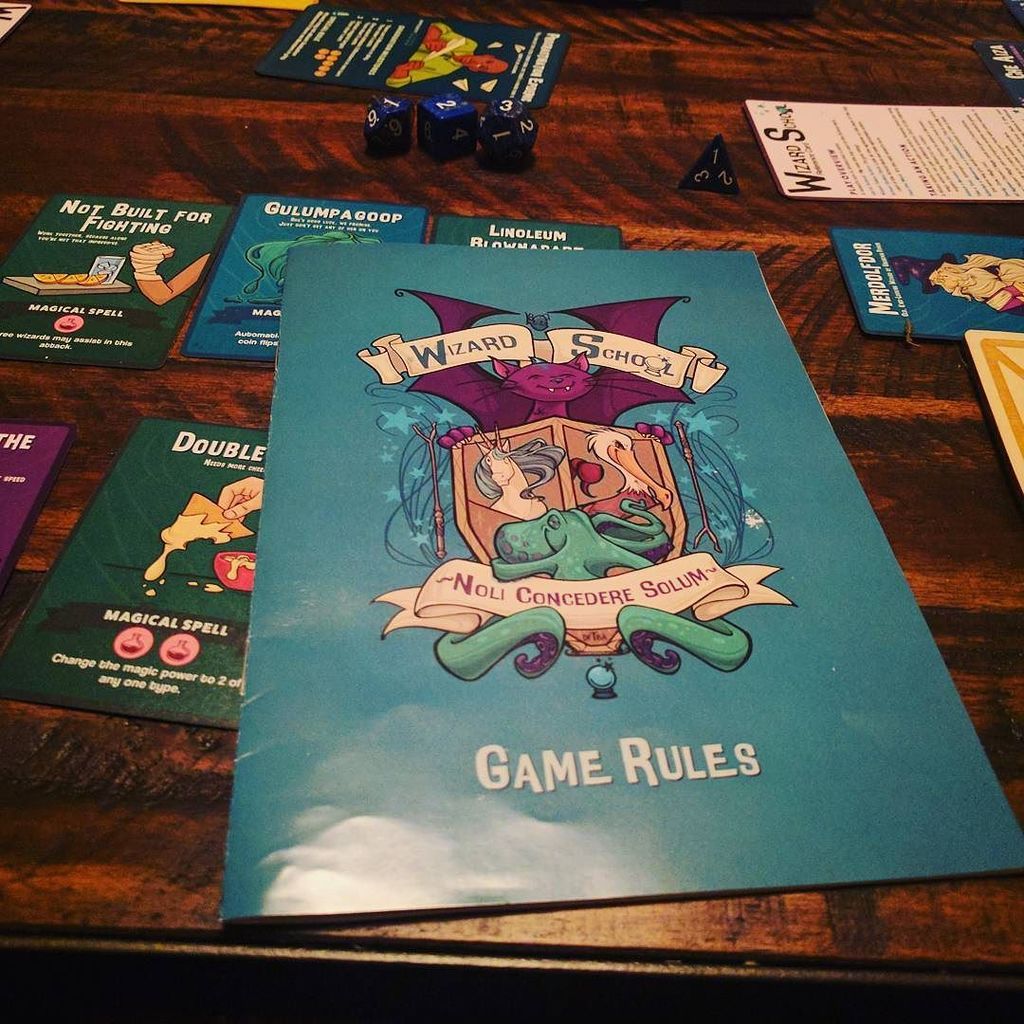 KGDcraftermath's tweet photo. I highly recommend Wizard's School.  In addition to being a fantastic game with lots of ne… https://t.co/ijxX9p6J1E https://t.co/aK5hrIS33f