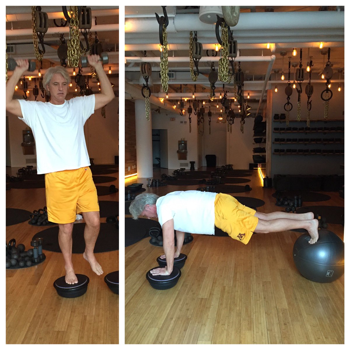 ZeSaStudio's tweet photo. Eddie chose ZeSa to help him get back into shape following some injuries - he's made tremendous progress in only 2 weeks! #balanceisstrength https://t.co/4CEpfu21Tq