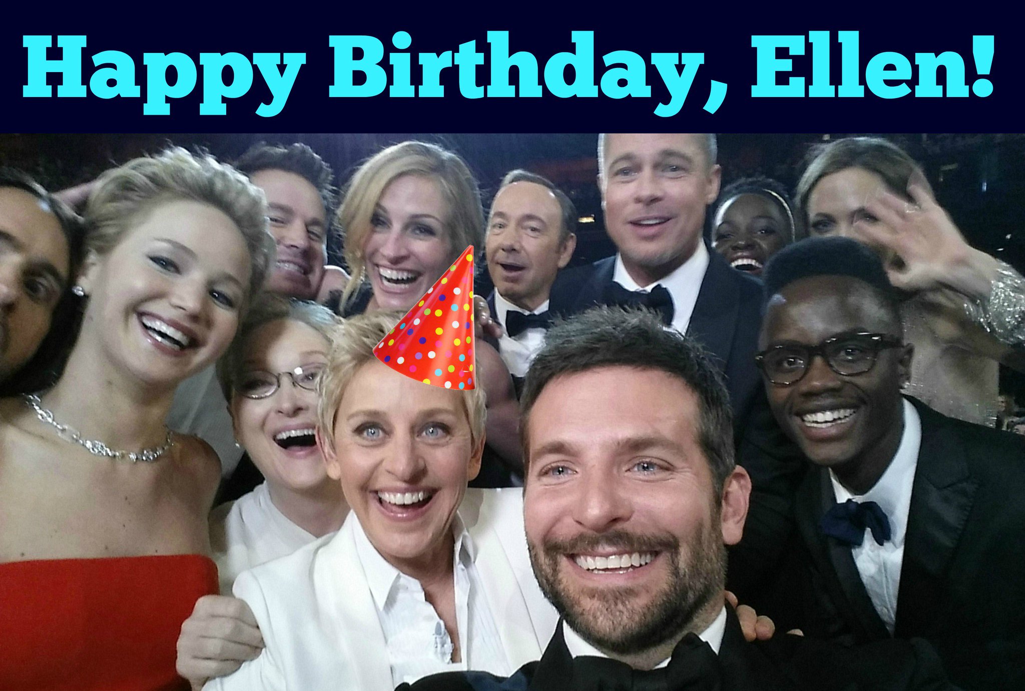 Happy 58th Birthday to Ellen DeGeneres! Do you have a favorite moment? 