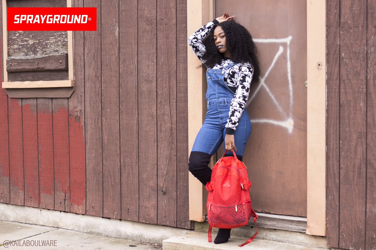 lifeofQueee's tweet photo. Reppin' @Sprayground on the daily 💁🏾 https://t.co/HWnEMiBgO7