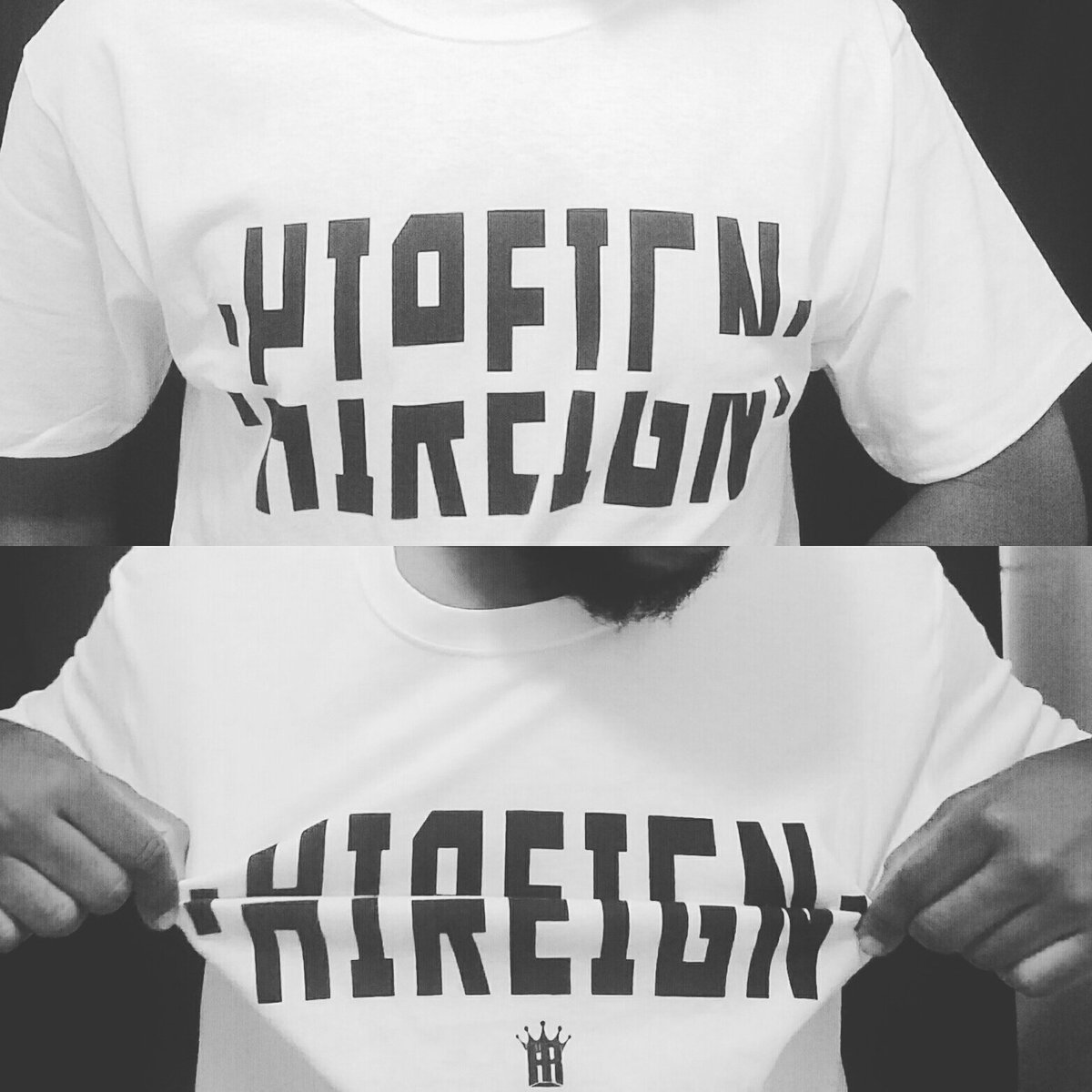 hireign808's tweet photo. My new #hireign drop. Releasing "Cryptic" tomorrow for #alohafriday
 #thecomeup #tshirt #streetwear https://t.co/og47fukvzU https://t.co/9yc9L29Nk7