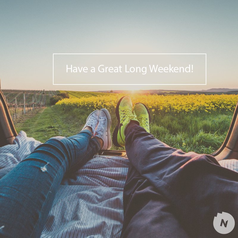 Happy Long Weekend //
Enjoy it. Live it up. Come back ready to rock.
#NetValueNZ #LongWeekendFun