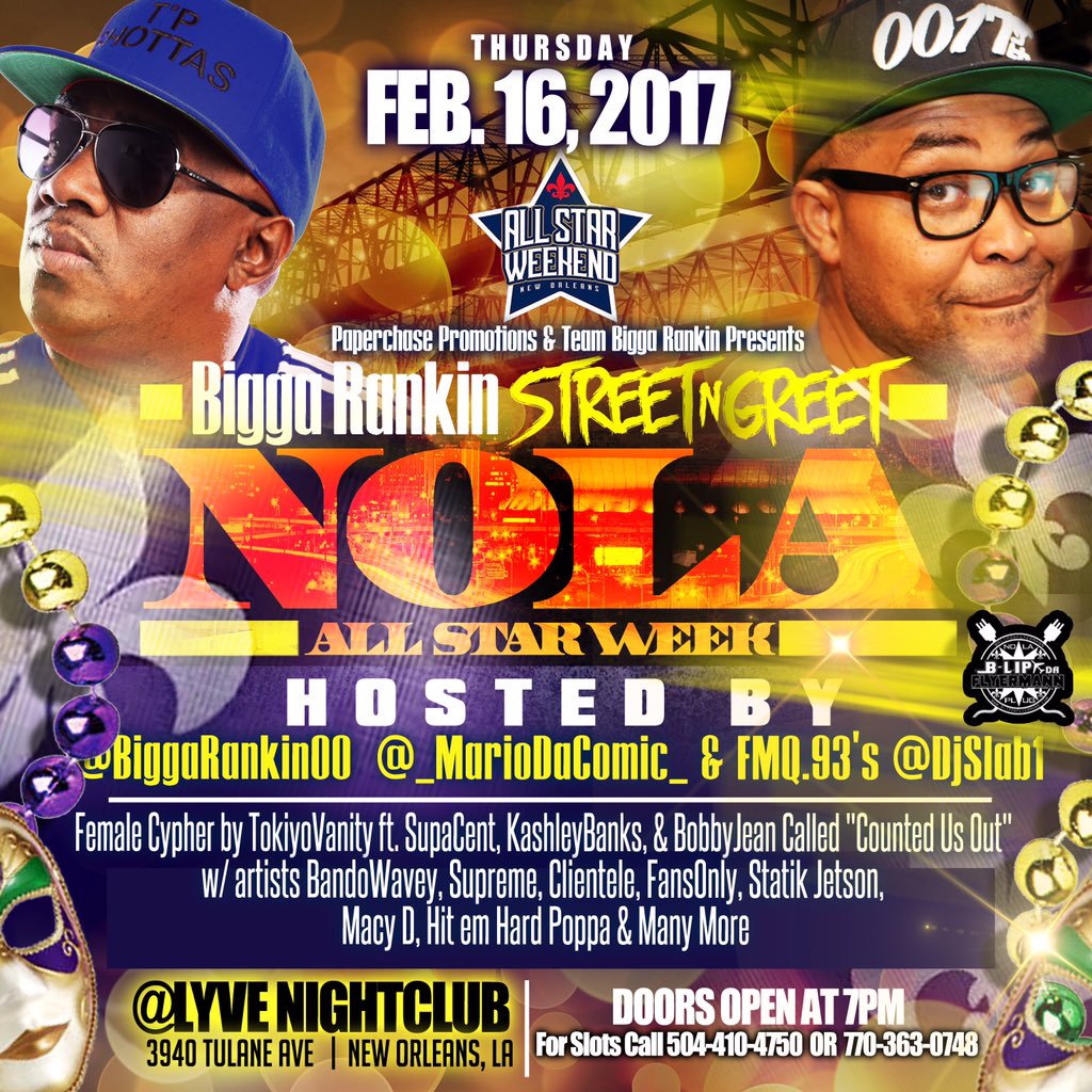 missmaci_d's tweet photo. Performing here All Star Weekend 2/16. !GetYOURtickets & come see me ...๐ #AllstarWeekend #Nola #MACYD ๐ https://t.co/BDbCJfvvtx